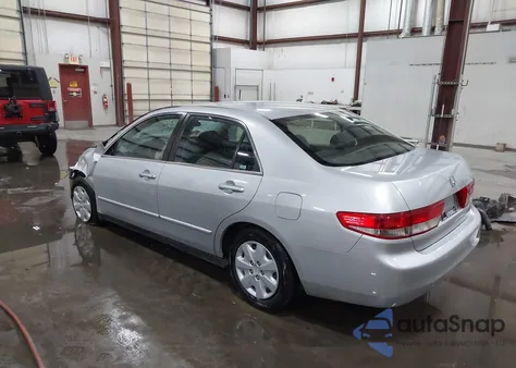 2003 Honda Accord 2.4 Lx из США, поврежденный, VIN JHMCM56323C010143